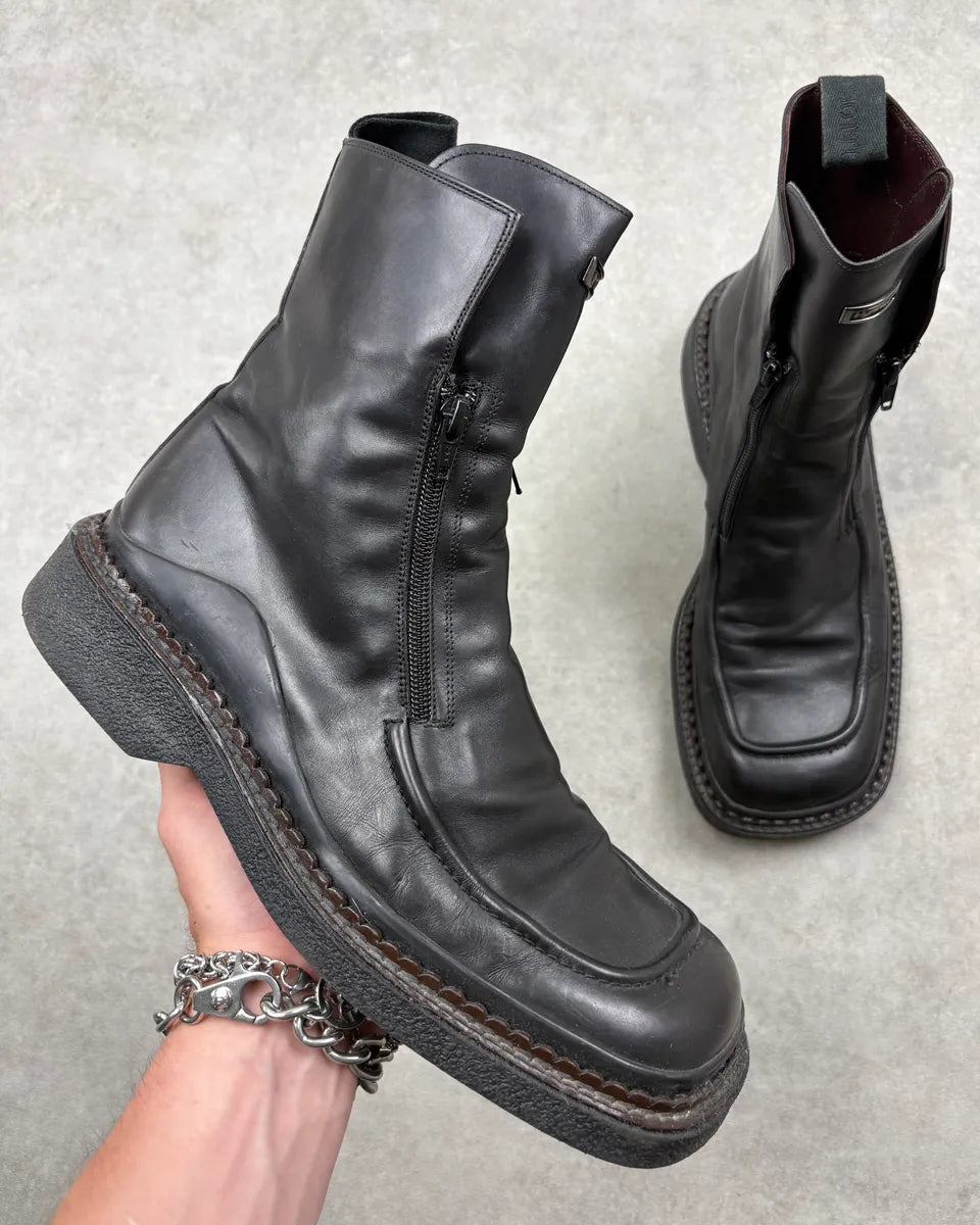 Cesare Paciotti Black Combat Ankle Boots mTCyLUD 0