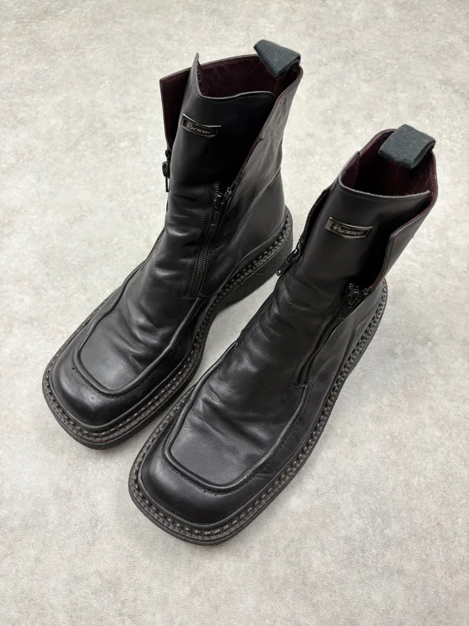 Cesare Paciotti Black Combat Ankle Boots mTCyLUD 2