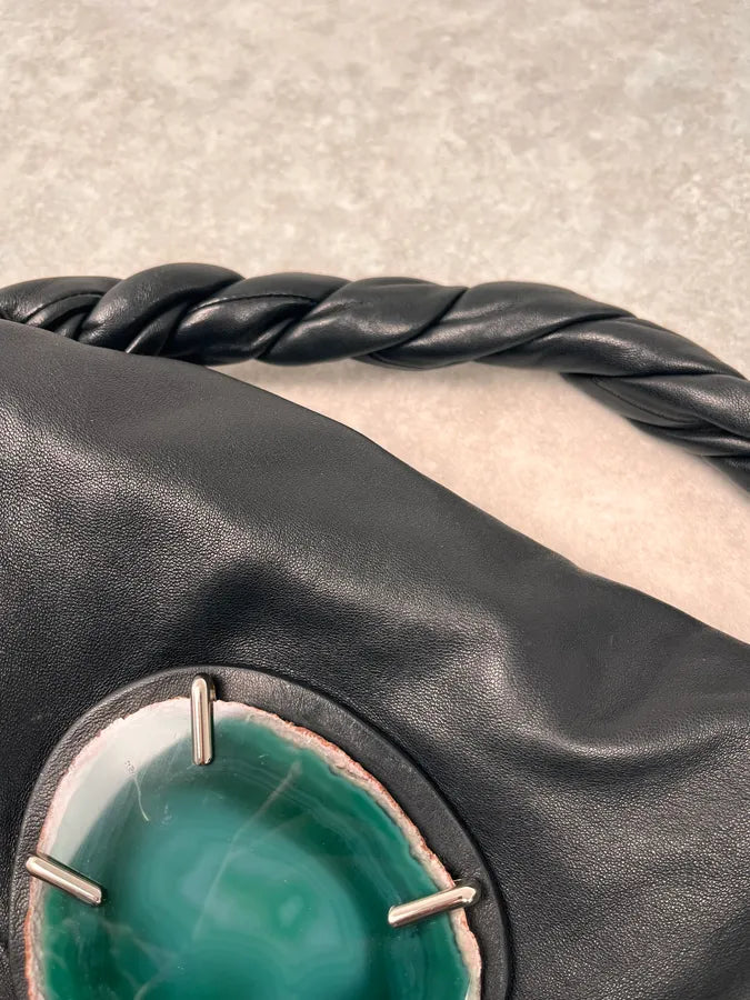 Cesare Paciotti Black Handle Leather Signature Bag efeJfxR 6