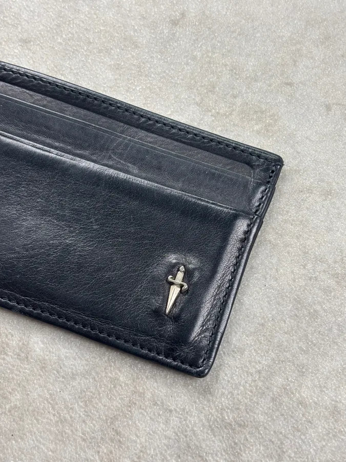 Cesare Paciotti Black Leather Card Wallet dkbVtkj 1