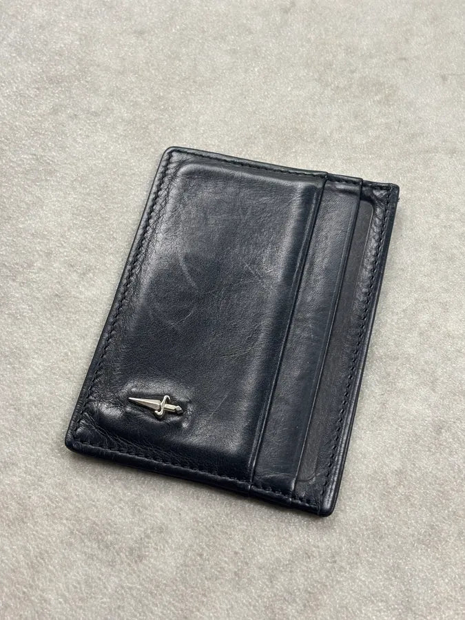 Cesare Paciotti Black Leather Card Wallet dkbVtkj 6