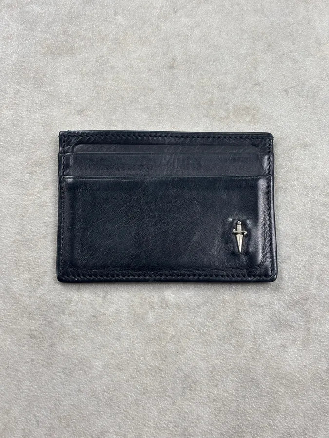 Cesare Paciotti Black Leather Card Wallet dkbVtkj 0