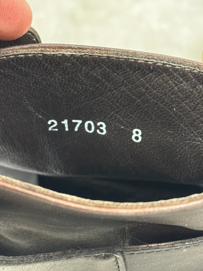 Cesare Paciotti Dark Brown Leather Blake-Stitched Chelsea Boots  rHlhASl 9