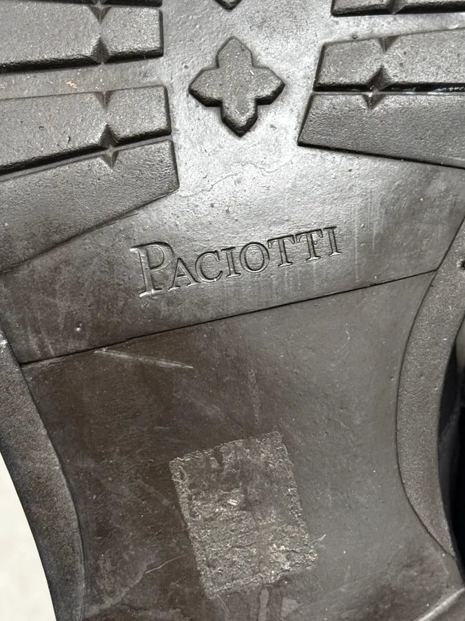 Cesare Paciotti Dark Brown Leather Blake-Stitched Chelsea Boots  rHlhASl 7