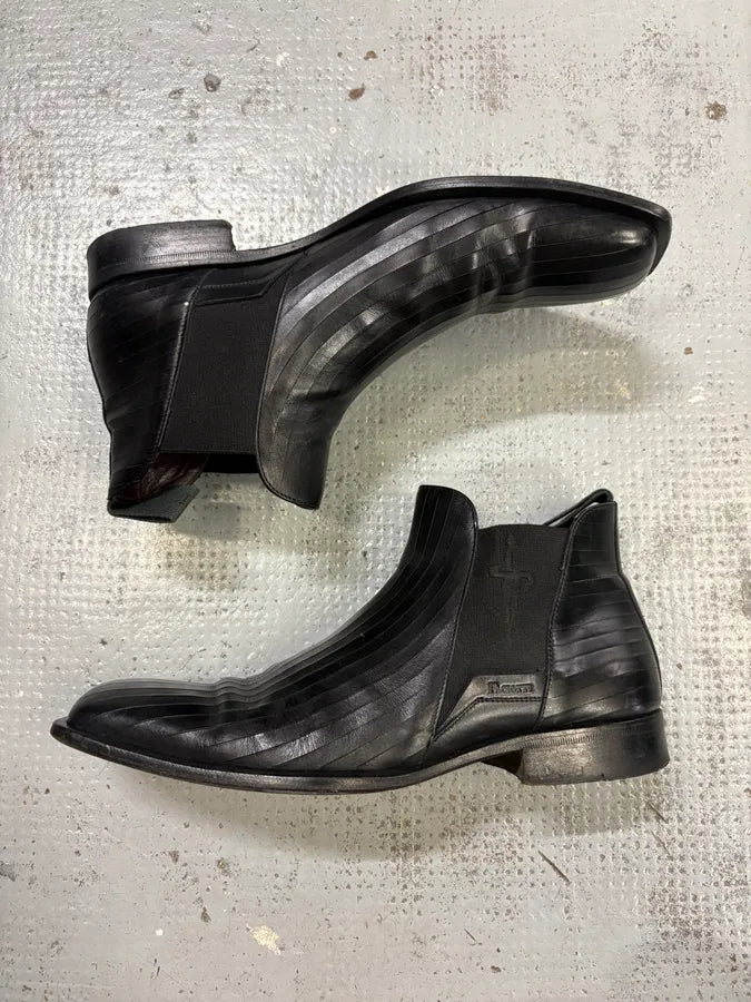 Cesare Paciotti Black Leather Chelsea Boots hBrOPBI 3