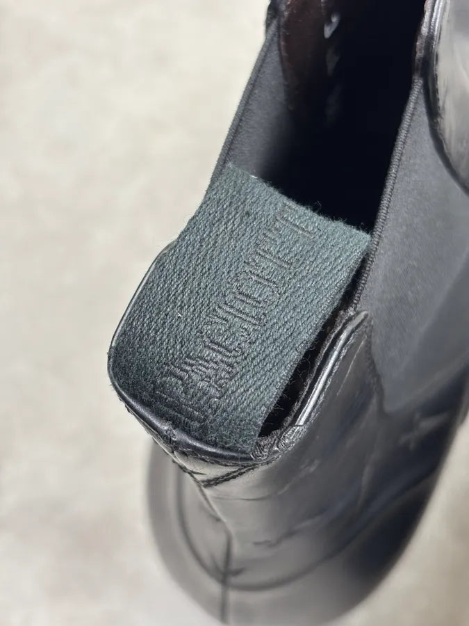 Cesare Paciotti Black Leather Dagger Chelsea Boots CFLylBT 11