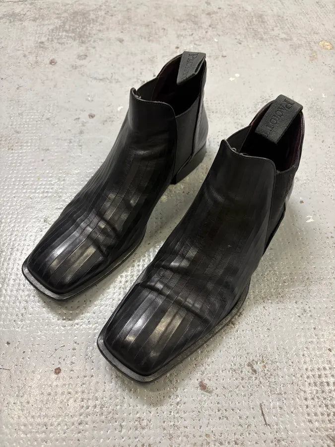 Cesare Paciotti Black Leather Chelsea Boots hBrOPBI 2