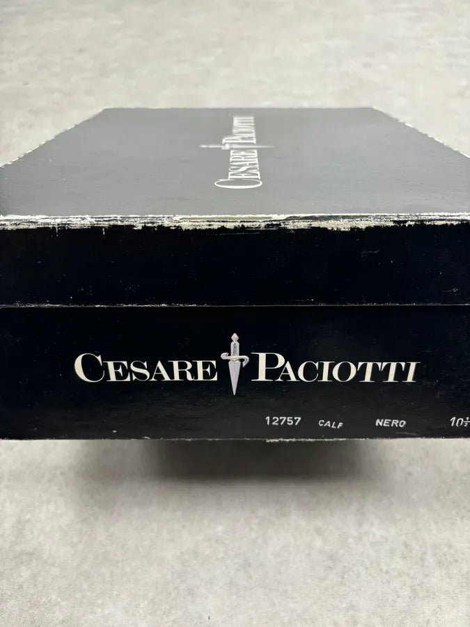 Cesare Paciotti Black Leather Chelsea Metal Buckle Boots AgnCQts 12