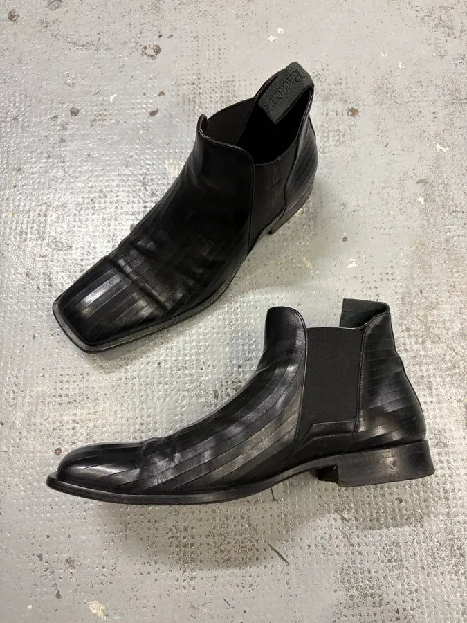 Cesare Paciotti Black Leather Chelsea Boots hBrOPBI 5
