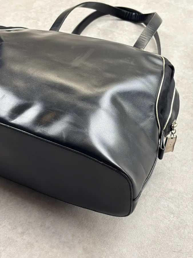 Cesare Paciotti Black Dagger Leather Handle Bag xUgxYKw 10