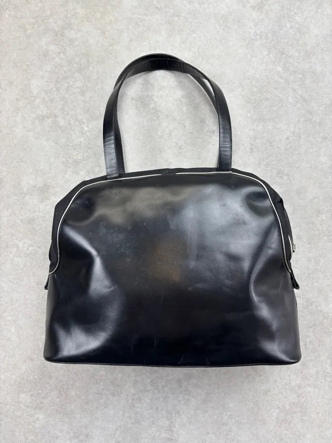 Cesare Paciotti Black Dagger Leather Handle Bag xUgxYKw 8
