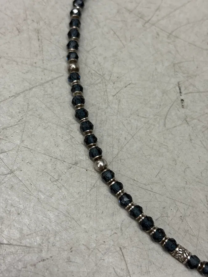 Cesare Paciotti Black Pearl Beaded Dagger Necklace rhXqkMH 4