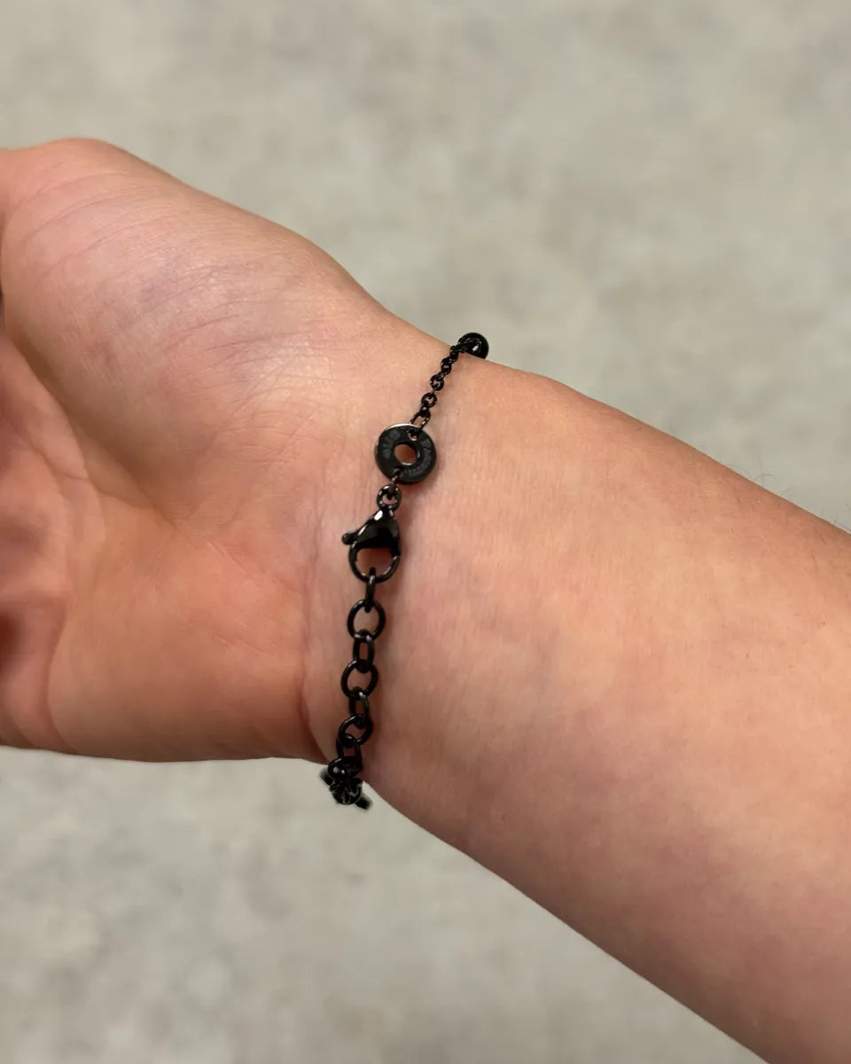 Cesare Paciotti Black Steel Cross Bracelet EwiGZhk 3