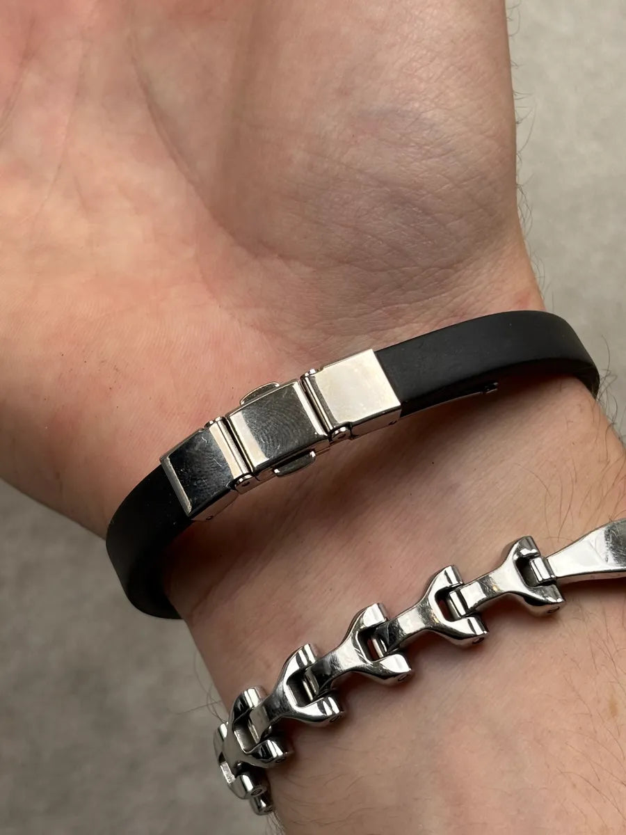 Cesare Paciotti Black Steel Dagger Bracelet KFflTDN 2