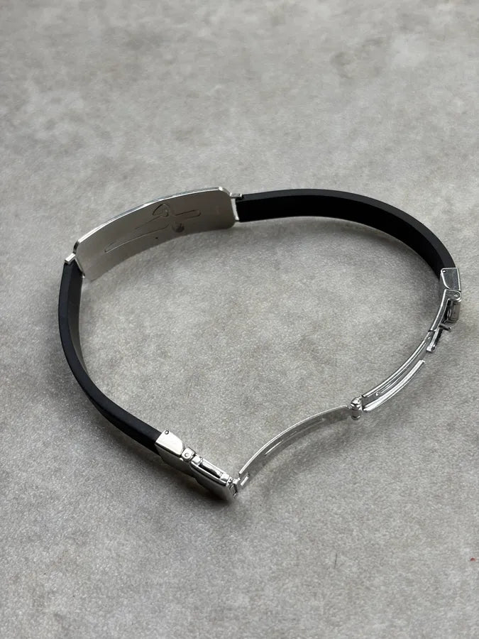 Cesare Paciotti Black Steel Dagger Bracelet KFflTDN 8