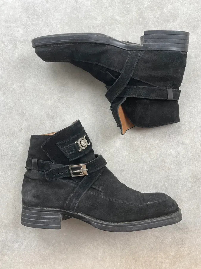 Cesare Paciotti Black Suede Chelsea Boots oQqtnIk 1