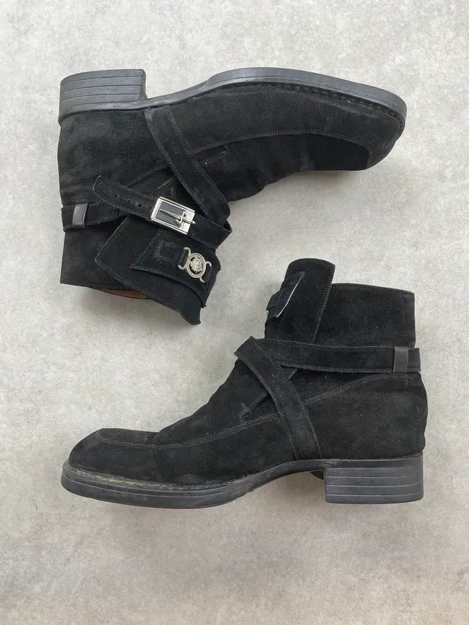 Cesare Paciotti Black Suede Chelsea Boots oQqtnIk 2