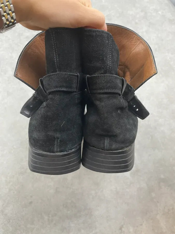 Cesare Paciotti Black Suede Chelsea Boots oQqtnIk 5