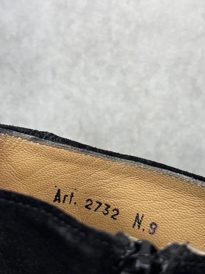 Cesare Paciotti Black Suede Chelsea Leather Boots kMcBqaS 9