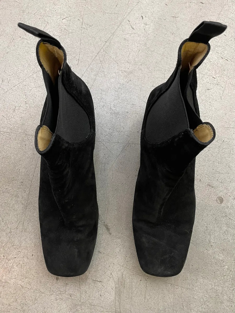 Cesare Paciotti Black Suede Dagger Boots RYGDYBd 2
