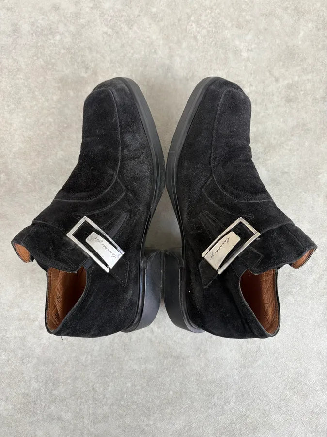 Cesare Paciotti Black Suede Loafer Boots DltlHnu 3