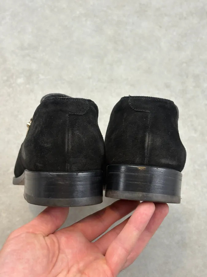 Cesare Paciotti Black Suede Leather Dagger Boots rdeMiOe 5