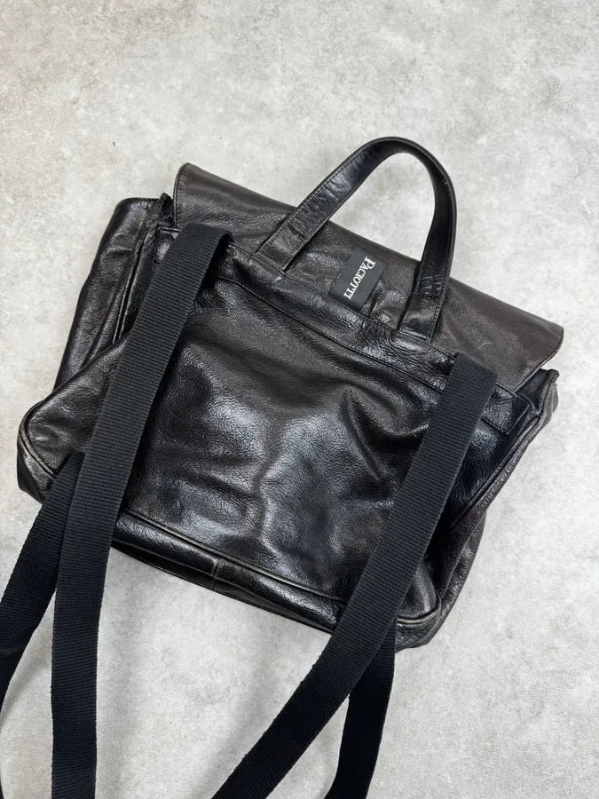 Cesare Paciotti Black Dagger Buckle Backpack wTsaSxr 6