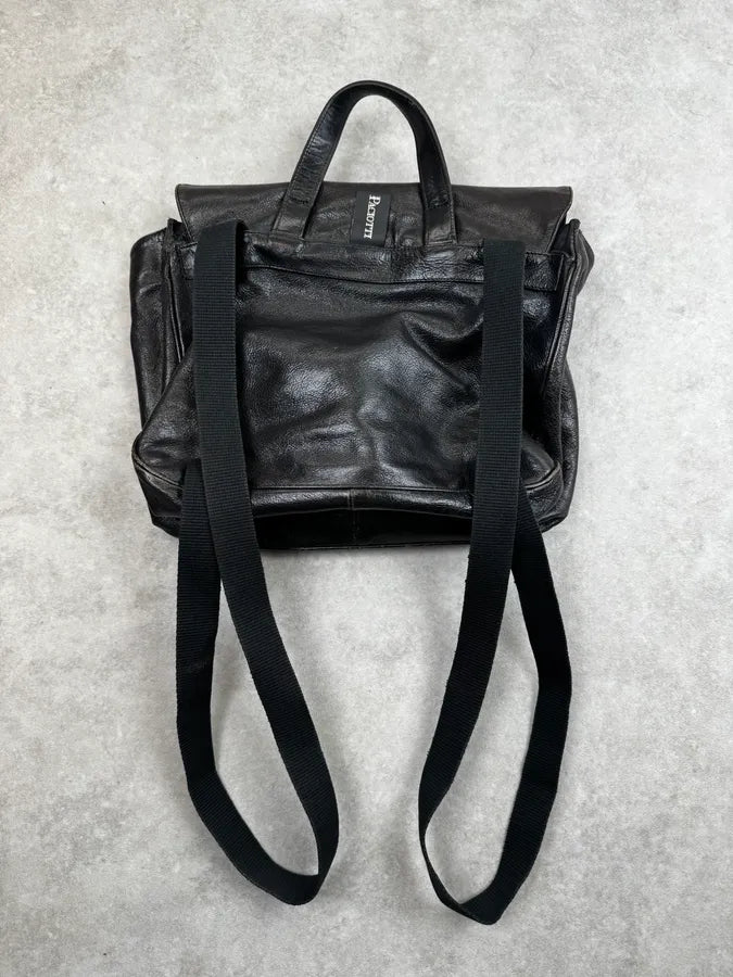 Cesare Paciotti Black Dagger Buckle Backpack wTsaSxr 1