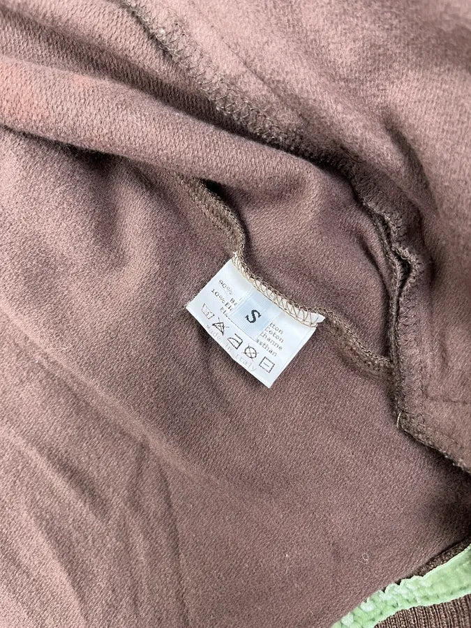 Cesare Paciotti Brown Fur Striped Zip-up Hoodie uxsyxzT 10