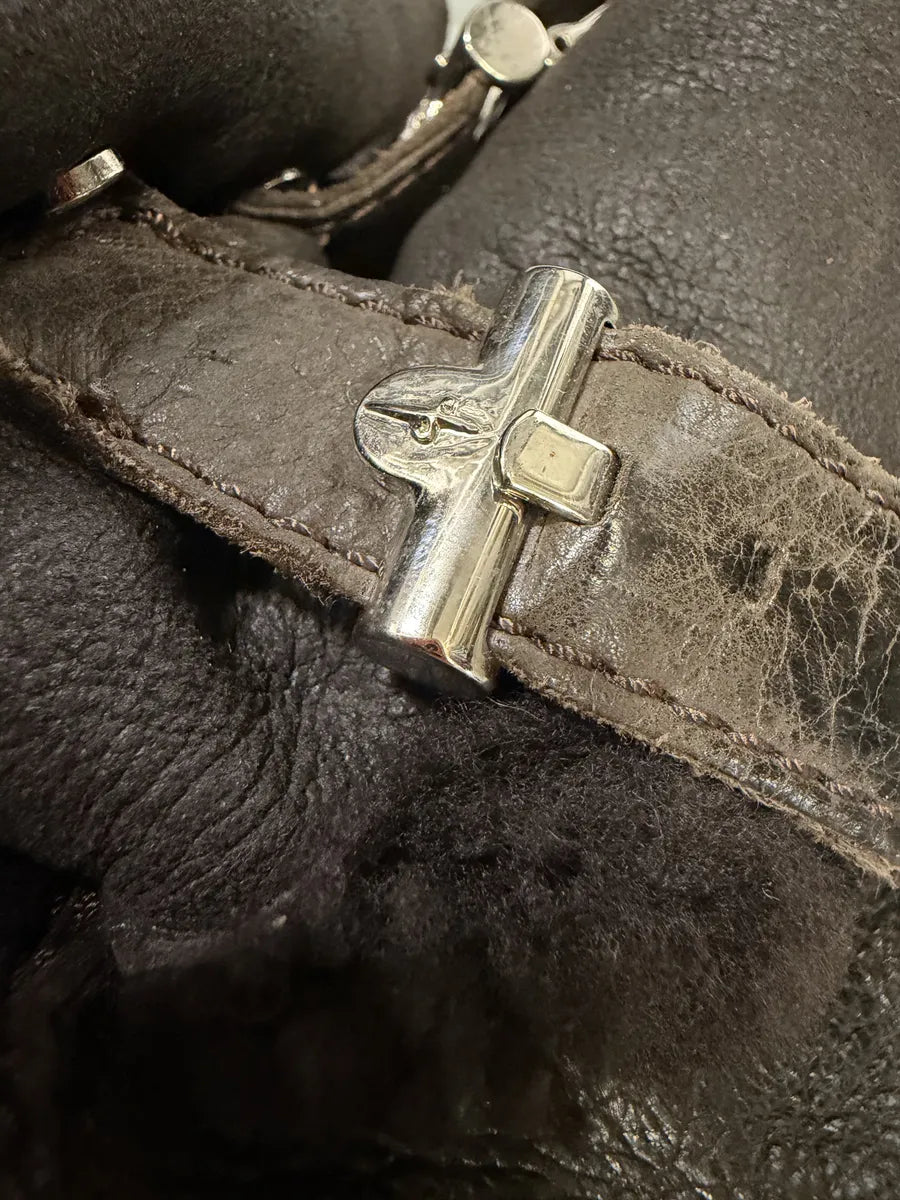 Cesare Paciotti Brown Leather Ankle Buckle Boots KYIdlAi 9