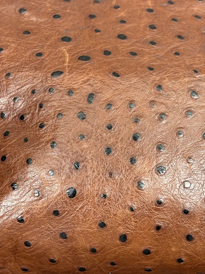 Cesare Paciotti Brown Ostrich Leather Handle Bag gAxhaxp 9