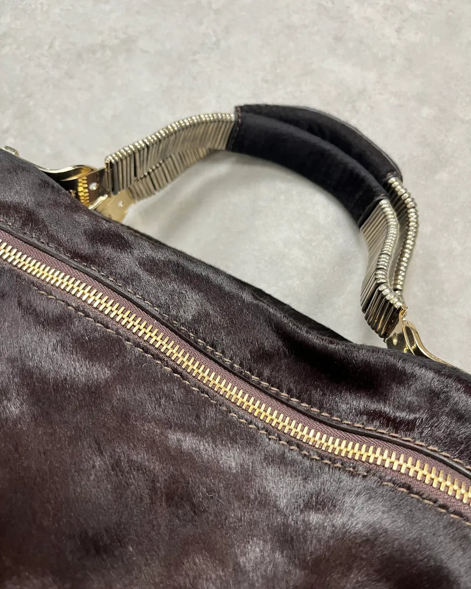Cesare Paciotti Brown Pony Hair Handle Bag  fUDaiIc 3
