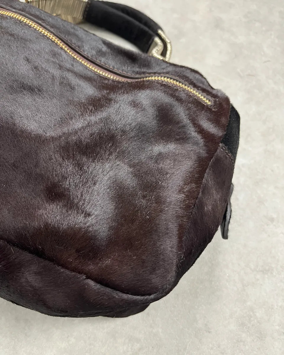 Cesare Paciotti Brown Pony Hair Handle Bag  fUDaiIc 5
