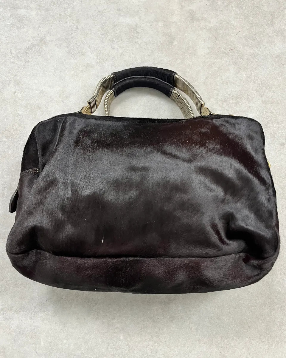 Cesare Paciotti Brown Pony Hair Handle Bag  fUDaiIc 8