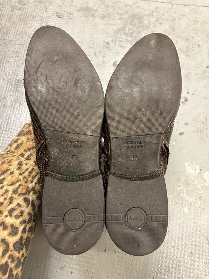 Cesare Paciotti Brown Python Leather Boots jlsSesI 7