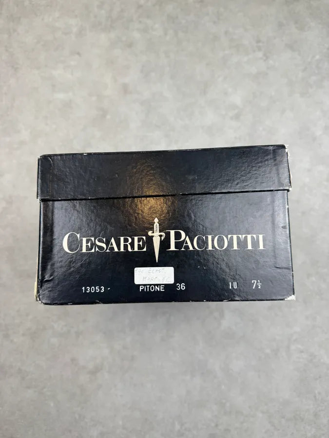 Cesare Paciotti Brown Python Leather Chelsea Boots HcNoNQb 10