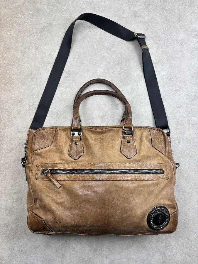 Cesare Paciotti Camel Leather Dagger Shoulder Bag ixdXySp 0