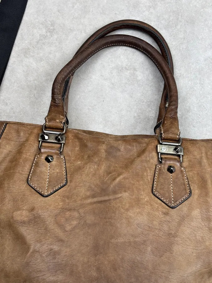 Cesare Paciotti Camel Leather Dagger Shoulder Bag ixdXySp 13