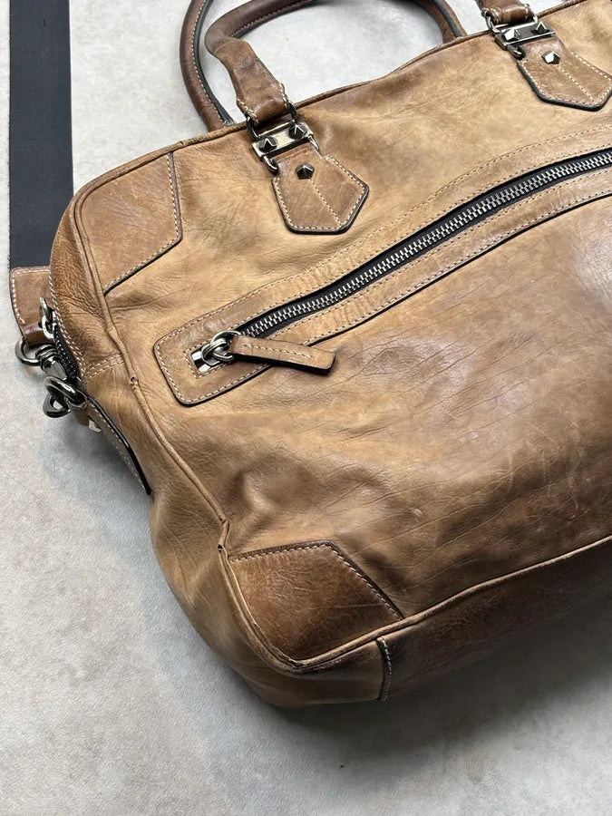 Cesare Paciotti Camel Leather Dagger Shoulder Bag ixdXySp 6