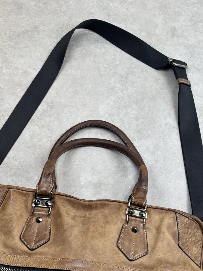 Cesare Paciotti Camel Leather Dagger Shoulder Bag ixdXySp 3