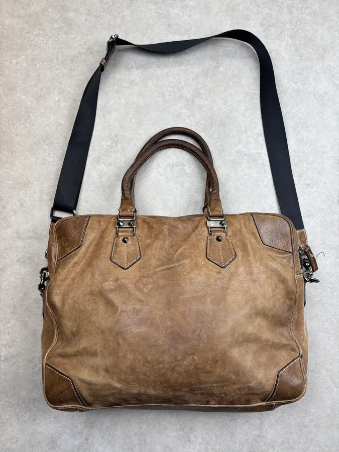 Cesare Paciotti Camel Leather Dagger Shoulder Bag ixdXySp 14