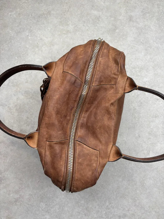 Cesare Paciotti Cognac Suede Tassel Hobo Bag UyLeTbz 13