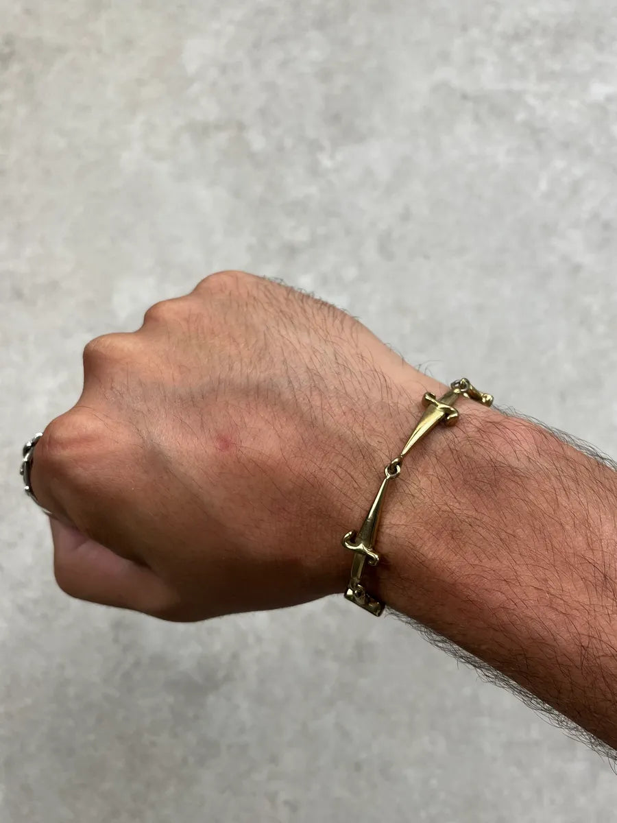 Cesare Paciotti Dagger Gold Metal Bracelet kpxFkwK 1