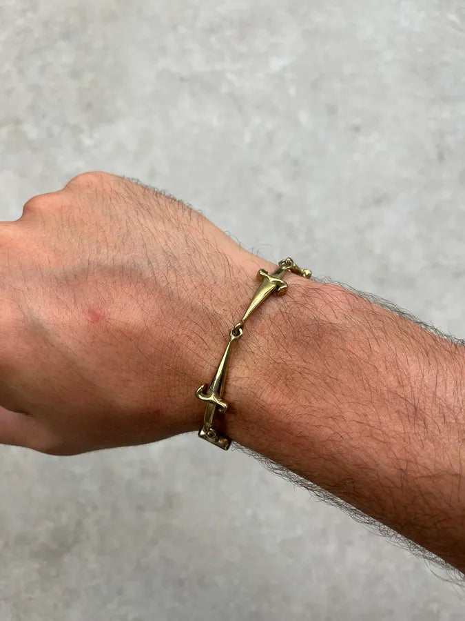 Cesare Paciotti Dagger Gold Metal Bracelet kpxFkwK 2