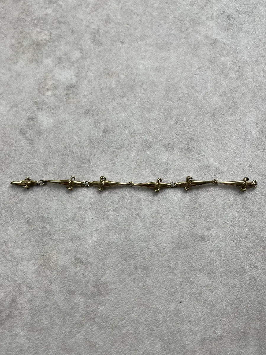 Cesare Paciotti Dagger Gold Metal Bracelet kpxFkwK 4