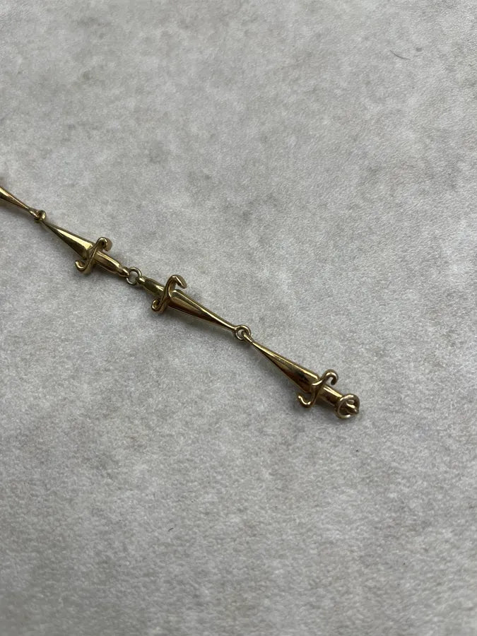 Cesare Paciotti Dagger Gold Metal Bracelet kpxFkwK 5