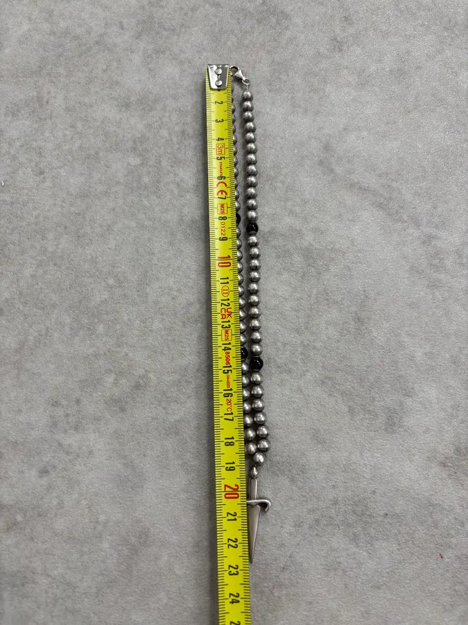 Cesare Paciotti Dagger Chocker Pendant Necklace QvhzzEv 8