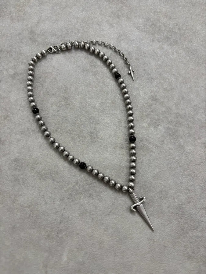 Cesare Paciotti Dagger Chocker Pendant Necklace QvhzzEv 3