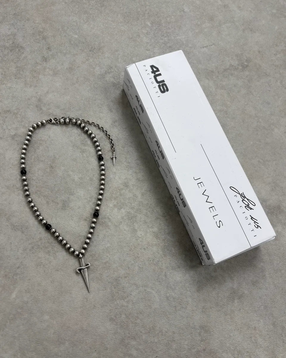 Cesare Paciotti Dagger Chocker Pendant Necklace QvhzzEv 0