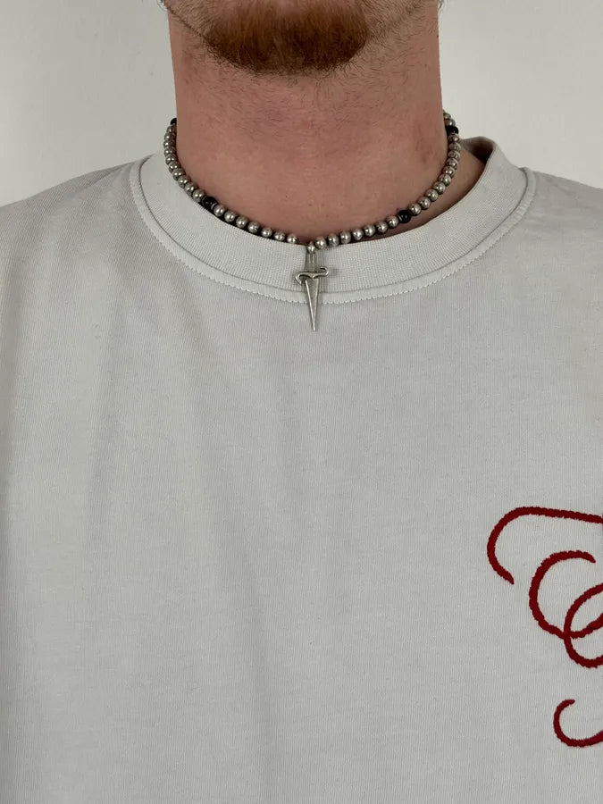 Cesare Paciotti Dagger Chocker Pendant Necklace QvhzzEv 1